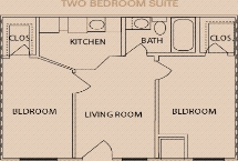 Emerald Suites 2 bedroom suite